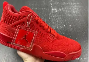 Jordan Red Flyknit Retro 4 0616